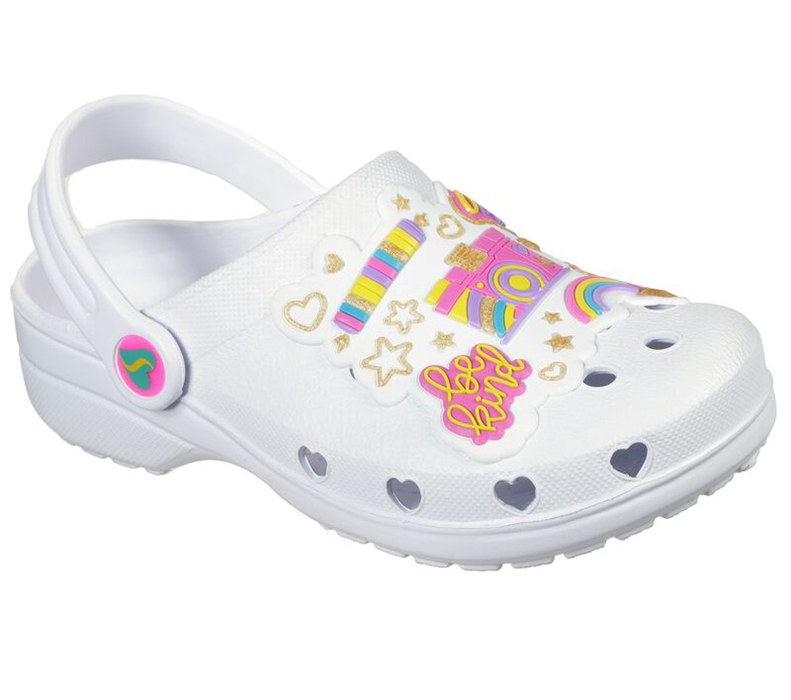 Skechers Flickor Vita/Olika Färger Sandaler - Cali Gear: Heart Charmer - Photobomb - Sverige (JWLKI-